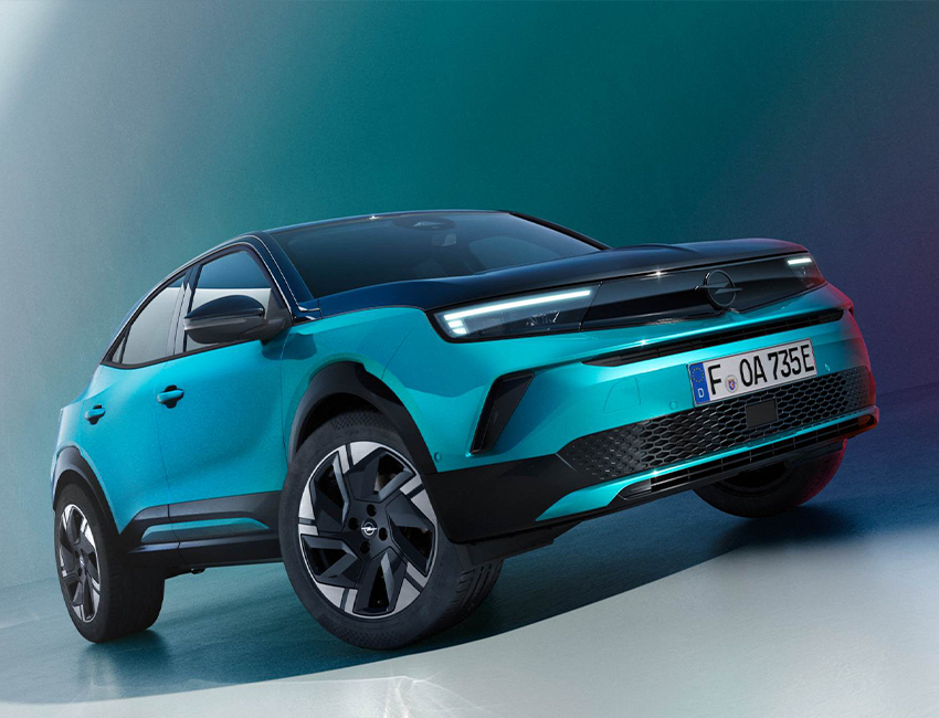 Vue trois quart de l'Opel Mokka